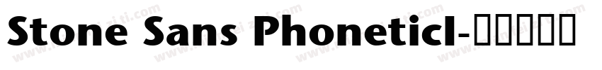 Stone Sans PhoneticI字体转换